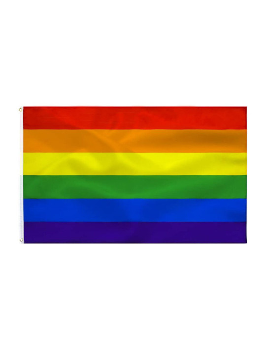 BANDERA ARCOÍRIS ORGULLO LGBTQ 90X150 CM DECORACIÓN DE LA MARCA PRIDE