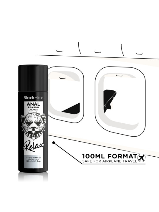 LUBRICANTE ANAL SILICONA JOJOBA 100ML BLACK HOLE DE LA MARCA BLACK HOLE