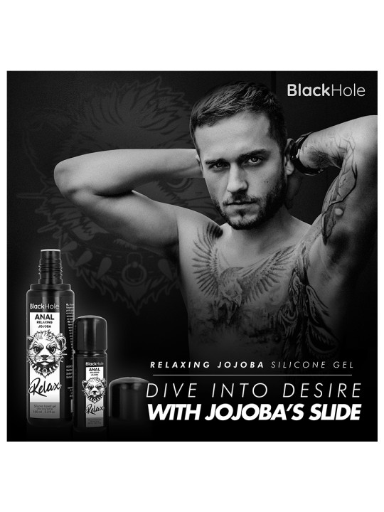 LUBRICANTE ANAL SILICONA JOJOBA 100ML BLACK HOLE DE LA MARCA BLACK HOLE