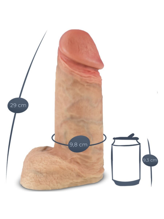 SILEXD PENE REALISTICO SILICONA PREMIUM 28 CM XTREME DE LA MARCA SILEXD
