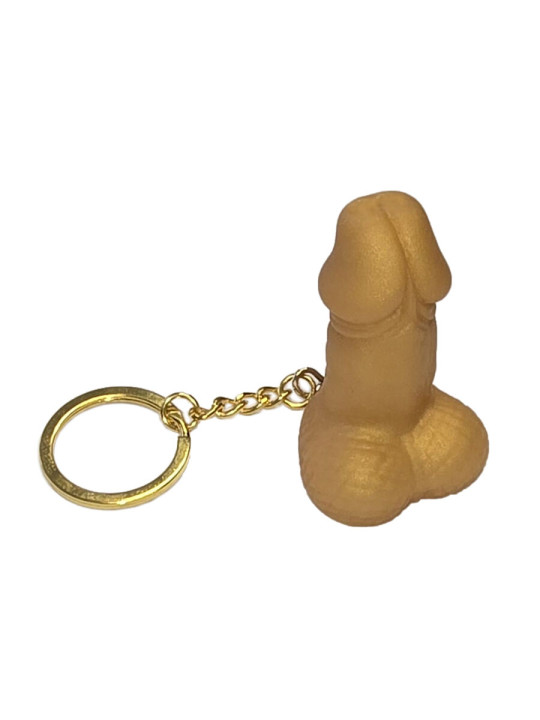 SILBATO LLAVERO FORMA PENE DORADO - DIABLO PICANTE DE LA MARCA DIABLO PICANTE