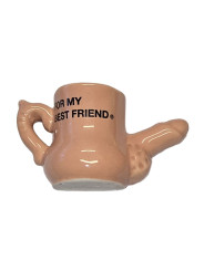 TAZA CERÁMICA HUMOR PENE RELIEVE IMÁN FOR MY BEST FRIEND DE LA MARCA DIABLO PICANTE