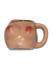 VASO CHUPITO IMANTADO PECHOS FOR MY BEST FRIEND REGALO DE LA MARCA DIABLO PICANTE