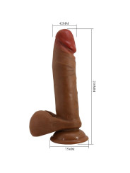 DILDO REALÍSTICO 21 CM MULATO BAILE PLACER INTENSO DE LA MARCA BAILE VIBRATORS
