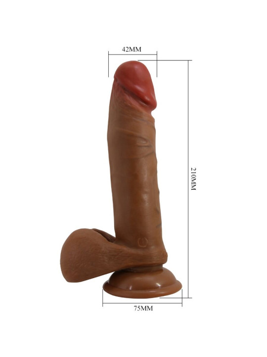 DILDO REALÍSTICO 21 CM MULATO BAILE PLACER INTENSO DE LA MARCA BAILE VIBRATORS