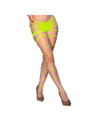 MEDIAS DE REJILLA SIN PIES VERDE NEÓN CHILIROSE SEXY DE LA MARCA CHILIROSE ACCESORIES