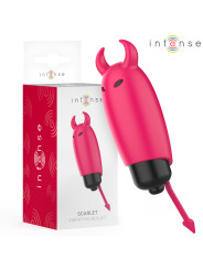 BALA VIBRADORA INTENSA ROJA SCARLET SILICONA SUAVE 9CM DE LA MARCA INTENSE FUN