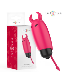 BALA VIBRADORA INTENSA ROJA SCARLET SILICONA SUAVE 9CM DE LA MARCA INTENSE FUN