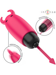 BALA VIBRADORA INTENSA ROJA SCARLET SILICONA SUAVE 9CM DE LA MARCA INTENSE FUN