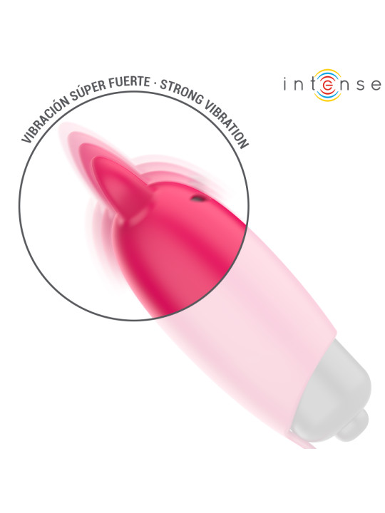 BALA VIBRADORA INTENSA ROJA SCARLET SILICONA SUAVE 9CM DE LA MARCA INTENSE FUN