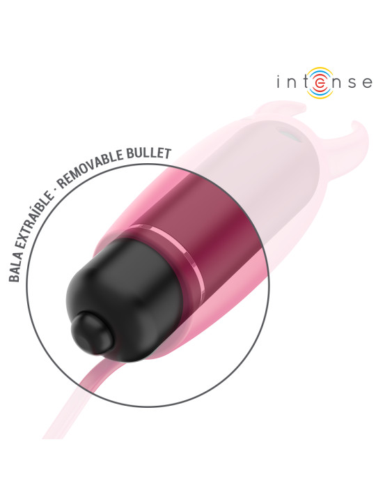 BALA VIBRADORA INTENSA ROJA SCARLET SILICONA SUAVE 9CM DE LA MARCA INTENSE FUN