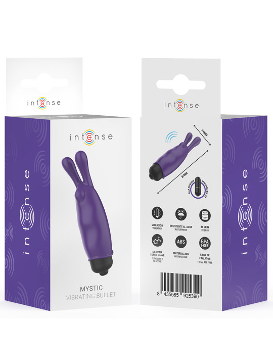 BALA VIBRADORA INTENSA MORADA ESTIMULACIÓN CLITORIANA DE LA MARCA INTENSE FUN