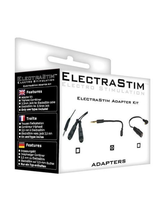 ADAPTADOR ELECTROESTIMULADOR 3.5 MM PARA AUDIO Y MÚSICA DE LA MARCA ELECTRASTIM