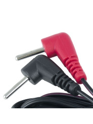 ELECTRASTIM CABLES ESTIMULACIÓN 90 GRADOS CONECTORES DE LA MARCA ELECTRASTIM