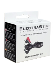 ELECTRASTIM CABLES ESTIMULACIÓN 90 GRADOS CONECTORES DE LA MARCA ELECTRASTIM