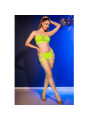 SET LINGERIE VERDE NEÓN TOP BANDEAU REVERSIBLE Y SHORT DE LA MARCA CHILIROSE SETS