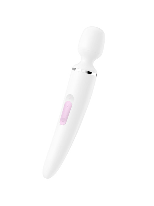 SATISFYER WAND MASAJEADOR VIBRADOR XXL BLANCO SILICONA DE LA MARCA SATISFYER WAND