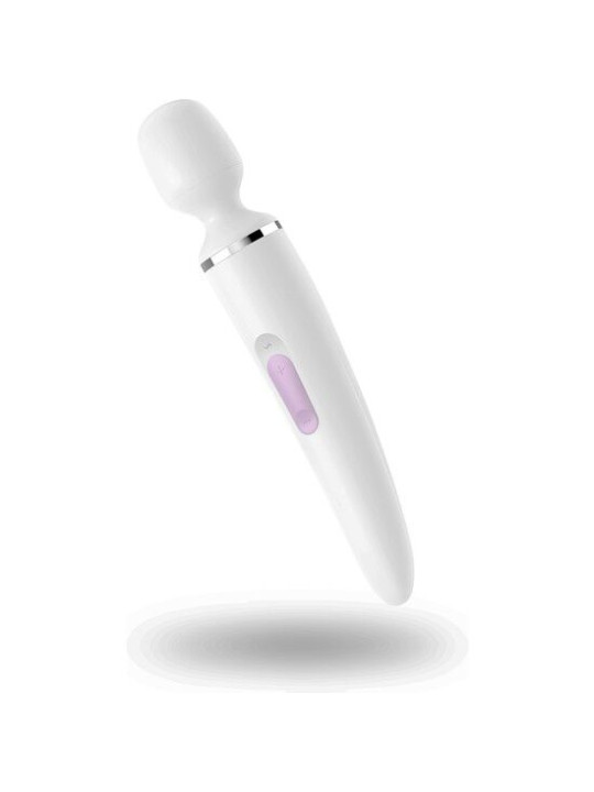 SATISFYER WAND MASAJEADOR VIBRADOR XXL BLANCO SILICONA DE LA MARCA SATISFYER WAND