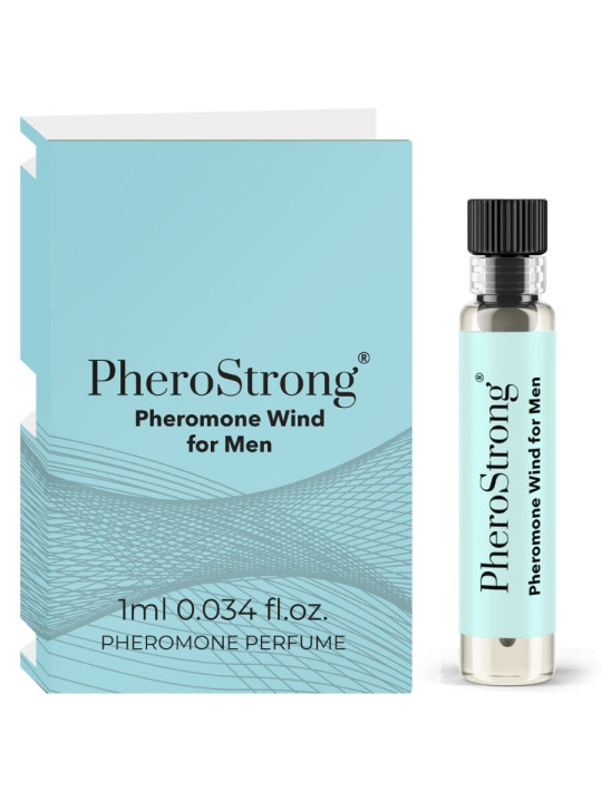 PERFUME CON FEROMONAS PARA HOMBRE PHEROSTRONG WIND 1ML DE LA MARCA PHEROSTRONG