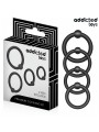SET 4 ANILLOS SILICONA PRESIÓN ERÉCTIL ADDICTED TOYS DE LA MARCA ADDICTED TOYS