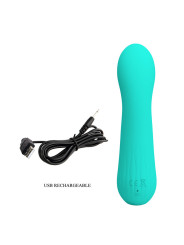 VIBRADOR RECARGABLE FAUN SILICONA SUAVE PUNTO G DE LA MARCA PRETTY LOVE SMART
