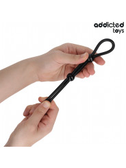 CUERDA SILICONA DOBLE LAZO ESTIMULACIÓN PENE CONTROL DE LA MARCA ADDICTED TOYS