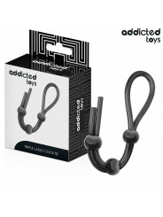 LAZO TRIPLE SILICONA SUJECIÓN PENE ESTIMULACIÓN ERECCIÓN DE LA MARCA ADDICTED TOYS