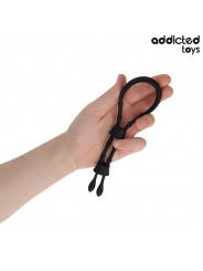 CUERDA AJUSTABLE SILICONA PENE ESTIMULACIÓN ERECCIÓN DE LA MARCA ADDICTED TOYS