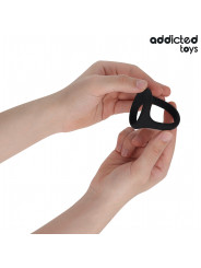 ANILLO TRIPLE PENE ERECCIÓN INTENSA DURADERA ESTIMULACIÓN DE LA MARCA ADDICTED TOYS