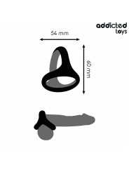 ANILLO TRIPLE PENE ERECCIÓN INTENSA DURADERA ESTIMULACIÓN DE LA MARCA ADDICTED TOYS