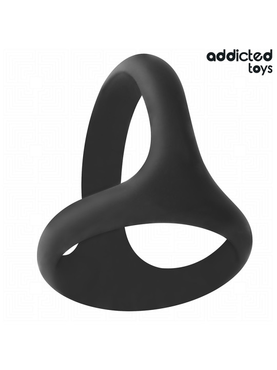 ANILLO TRIPLE PENE ERECCIÓN INTENSA DURADERA ESTIMULACIÓN DE LA MARCA ADDICTED TOYS