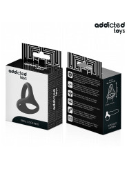 ANILLO TRIPLE PENE ERECCIÓN INTENSA DURADERA ESTIMULACIÓN DE LA MARCA ADDICTED TOYS