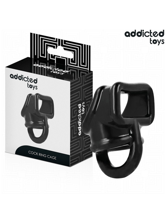 ANILLO JAULA PENE CONTROL ERECCIÓN ADDICTED TOYS SEXSHOP DE LA MARCA ADDICTED TOYS