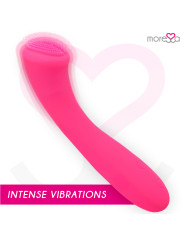 VIBRADOR CELSO SILICONA RECARGABLE 30 MODOS USB DE LA MARCA MORESSA