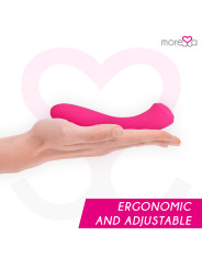 VIBRADOR CELSO SILICONA RECARGABLE 30 MODOS USB DE LA MARCA MORESSA