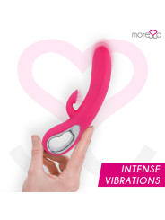 VIBRADOR DUSTIN SILICONA RECARGABLE CON SUCCIÓN CLITORAL DE LA MARCA MORESSA