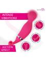 VIBRADOR KIRK PREMIUM SILICONE CON SUCCIÓN RECARGABLE DE LA MARCA MORESSA