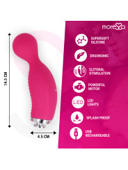 VIBRADOR KIRK PREMIUM SILICONE CON SUCCIÓN RECARGABLE DE LA MARCA MORESSA