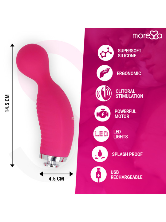 VIBRADOR KIRK PREMIUM SILICONE CON SUCCIÓN RECARGABLE DE LA MARCA MORESSA