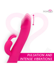 MOLLY VIBRADOR CLITORIAL RECARGABLE SILICONA PREMIUM DE LA MARCA MORESSA