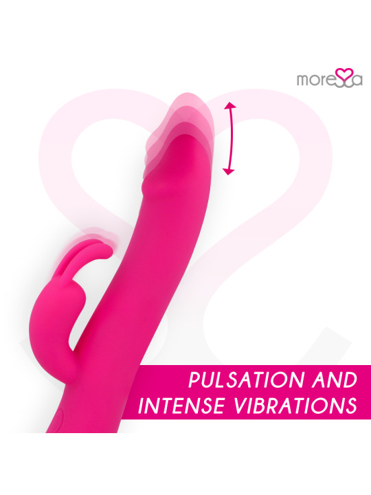 MOLLY VIBRADOR CLITORIAL RECARGABLE SILICONA PREMIUM DE LA MARCA MORESSA