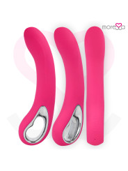 VIBRADOR RECARGABLE SILICONA PREMIUM NELSON 12 MODOS DE LA MARCA MORESSA