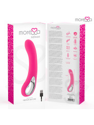 VIBRADOR RECARGABLE SILICONA PREMIUM NELSON 12 MODOS DE LA MARCA MORESSA
