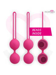BOLAS CHINAS OSIAN TWO SILICONA SUAVE ENTRENAMIENTO PÉLVICO DE LA MARCA MORESSA