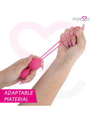 BOLAS CHINAS OSIAN TWO SILICONA SUAVE ENTRENAMIENTO PÉLVICO DE LA MARCA MORESSA