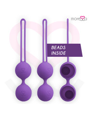 BOLAS CHINAS OSIAN TWO SILICONA SUAVE ENTRENAMIENTO PÉLVICO DE LA MARCA MORESSA