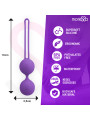 BOLAS CHINAS OSIAN TWO SILICONA SUAVE ENTRENAMIENTO PÉLVICO DE LA MARCA MORESSA
