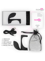 ANILLO VIBRADOR BRANDON CON FUNDA SILICONA PREMIUM DE LA MARCA MORESSA