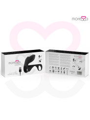 ANILLO VIBRADOR BRANDON CON FUNDA SILICONA PREMIUM DE LA MARCA MORESSA