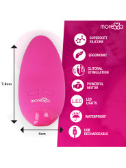 VIBRADOR BLOSSOM SILICONA MÉDICA 6 MODOS RECARGABLE DE LA MARCA MORESSA